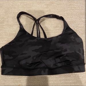 lululemon camo energy bra
